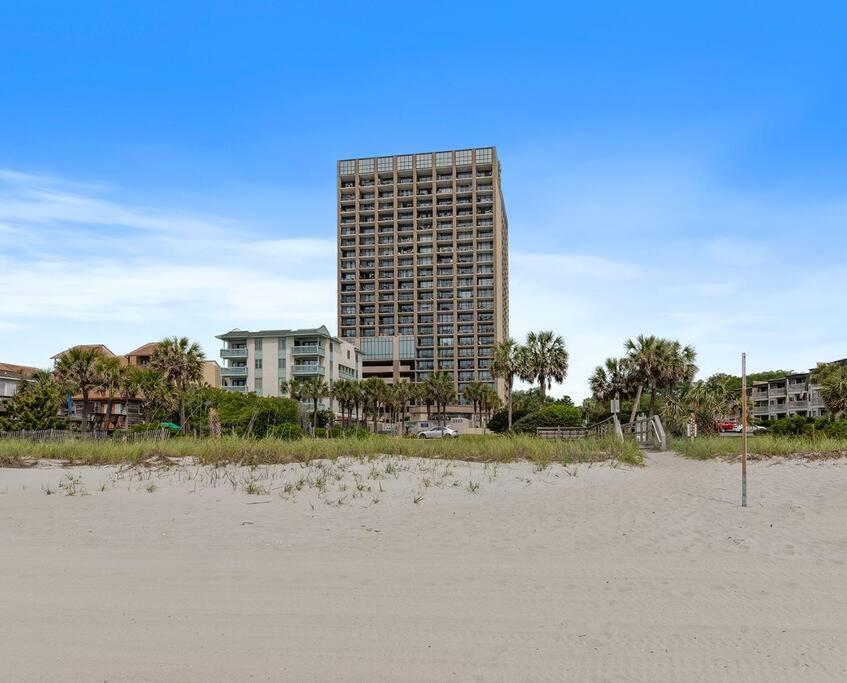 Cabana Palms - Oceanfront Renovated King Bed Sauna Myrtle Beach Bagian luar foto