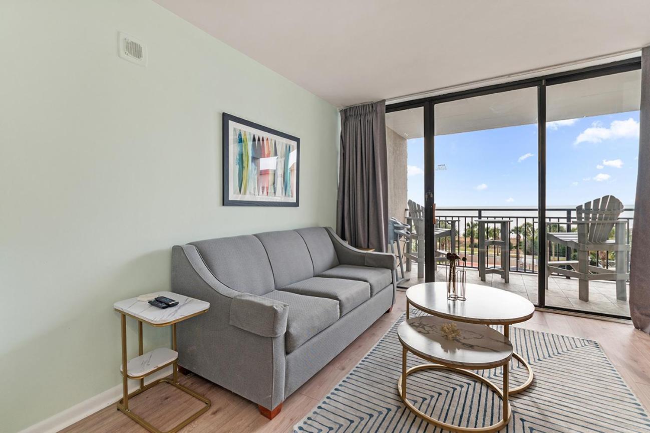 Cabana Palms - Oceanfront Renovated King Bed Sauna Myrtle Beach Bagian luar foto