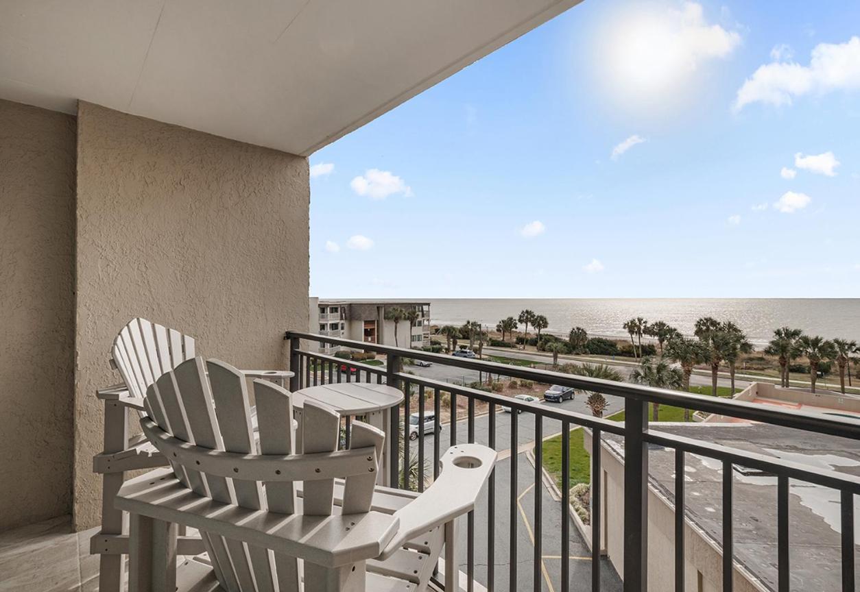 Cabana Palms - Oceanfront Renovated King Bed Sauna Myrtle Beach Bagian luar foto